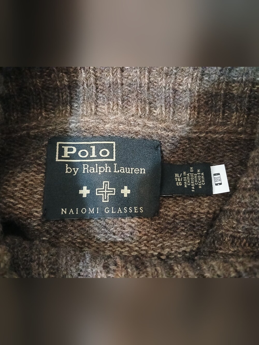 Polo Ralph Lauren X Naomi Glasses Wool-Blend Dress XL Southwestern Native Navajo - Picture 13 of 16